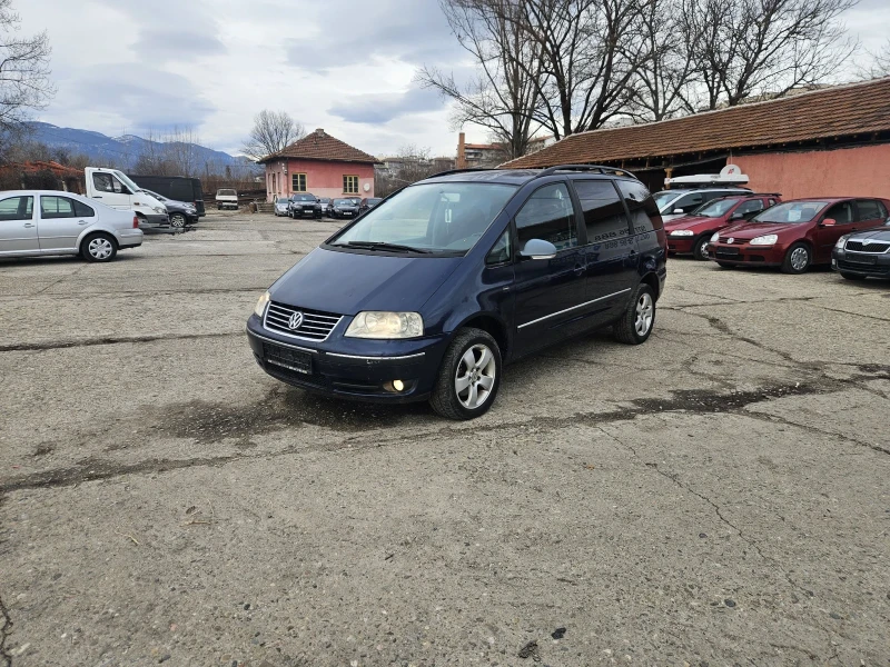 VW Sharan 1.9tdi 131hp face 7 местен, снимка 1 - Автомобили и джипове - 48444318