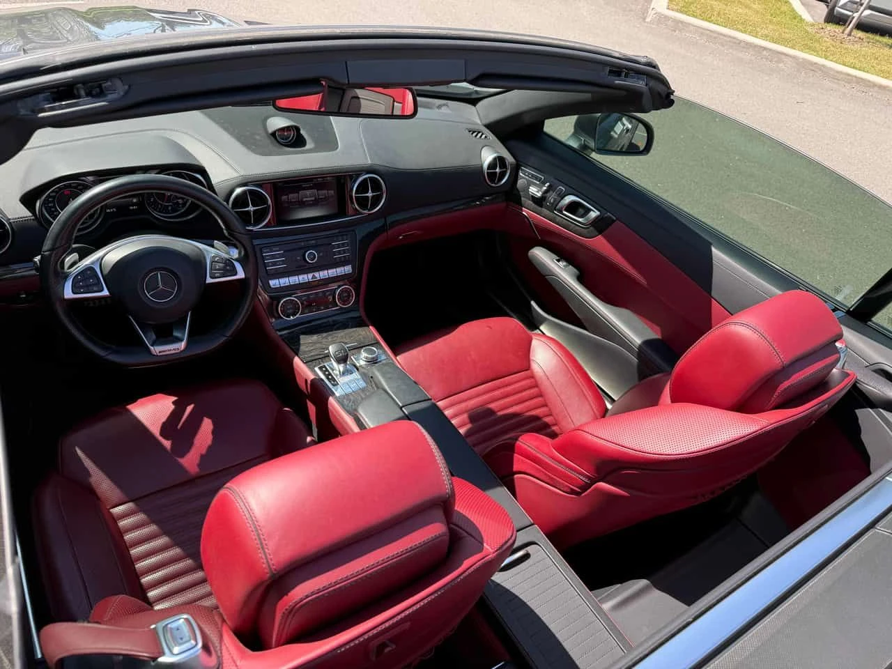 Mercedes-Benz SL 400 * NIGHT PACK* ДИСТРОНИК* ПОДГРЕВ* ОБДУХВАНЕ* , снимка 8 - Автомобили и джипове - 54776992