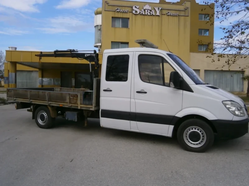 Mercedes-Benz Sprinter 316 NOV VNOS + kran, снимка 1 - Бусове и автобуси - 47356314