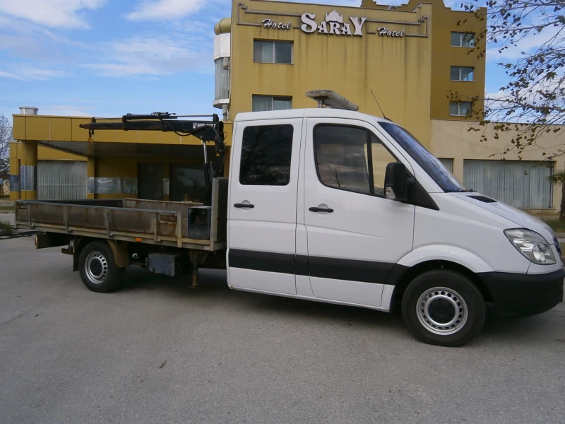 Mercedes-Benz Sprinter 316 NOV VNOS + kran, снимка 1 - Бусове и автобуси - 47356314