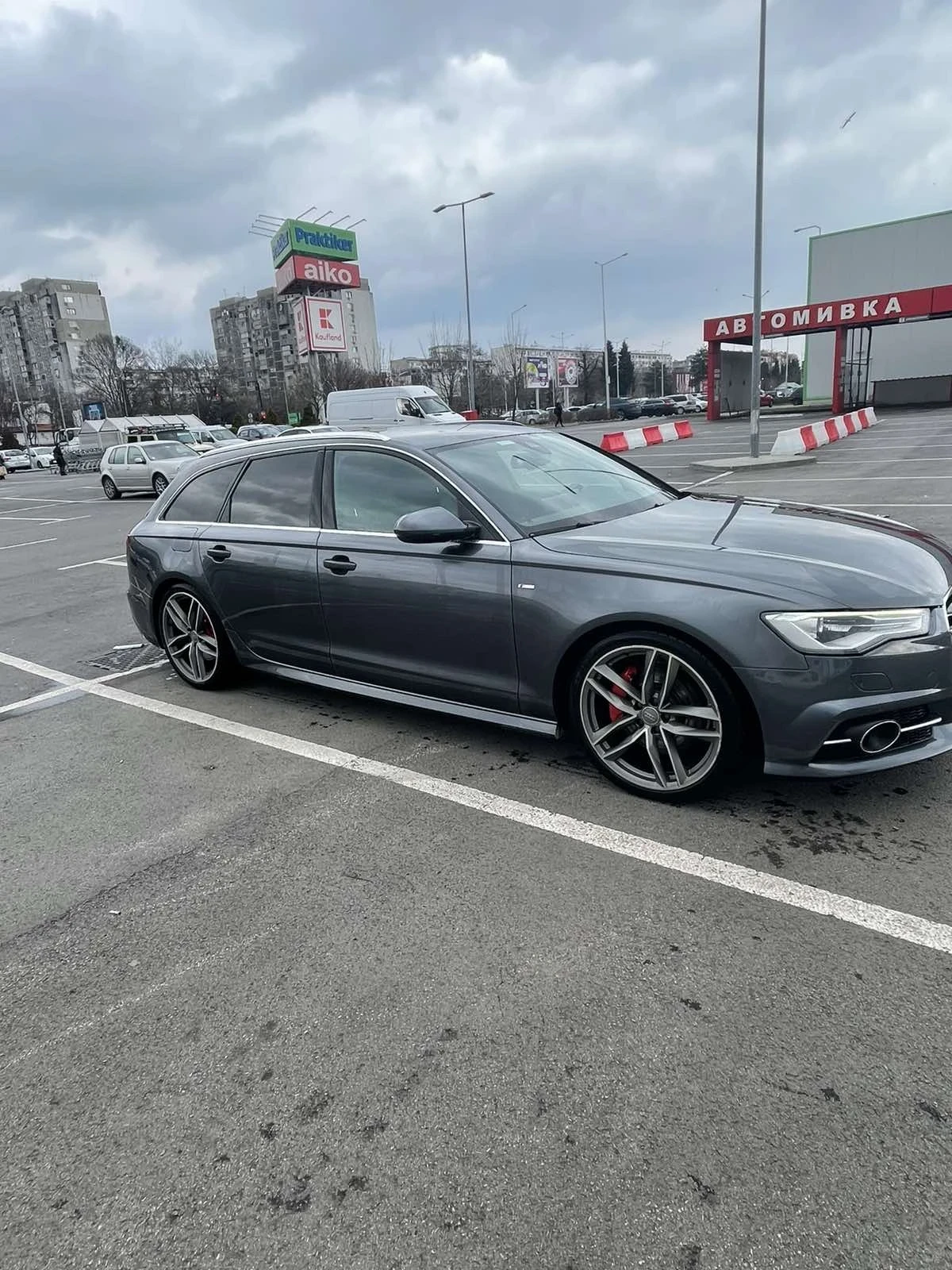 Audi A6 S-line отвътре и отвън, Quattro, BSM система - изображение 4