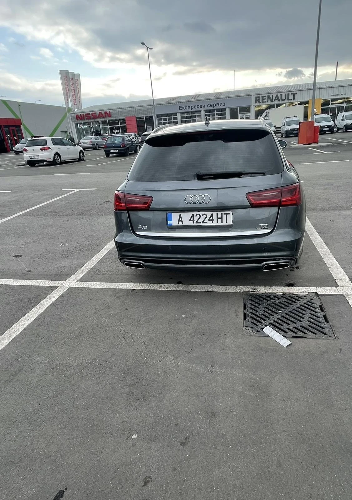 Audi A6 S-line отвътре и отвън, Quattro, BSM система - изображение 2