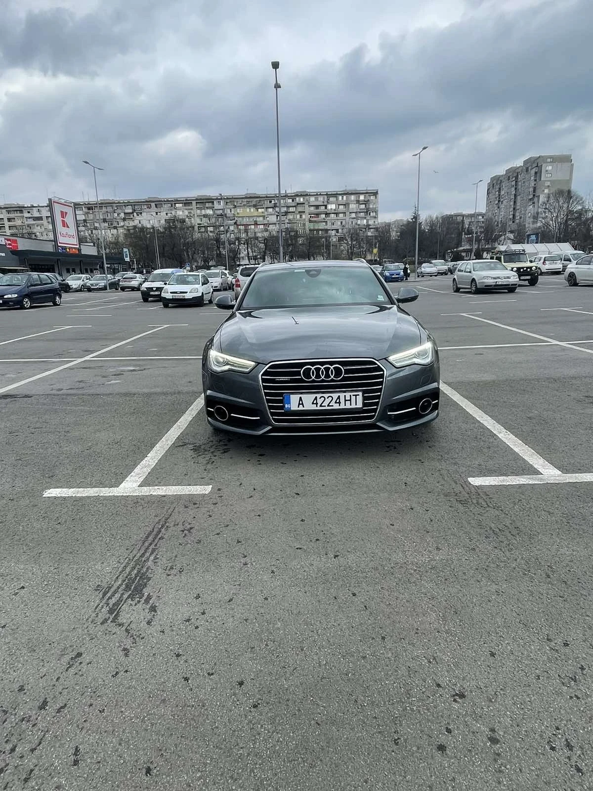 Audi A6 S-line отвътре и отвън, Quattro, BSM система - изображение 3