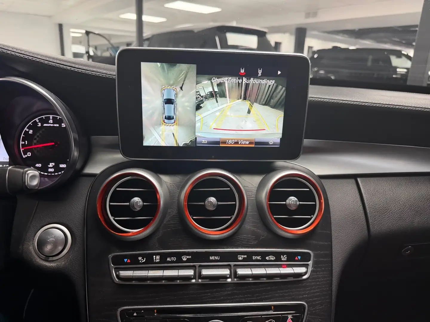 Mercedes-Benz C 43 AMG V6 3.0L BITURBO 4MATIC CUIR TOIT NAV 362HP, снимка 17 - Автомобили и джипове - 54668162