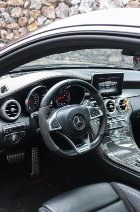 Mercedes-Benz C 43 AMG HEAD UP * BURMESTER * CAMERA * NAVI * ПОДГРЕ, снимка 8