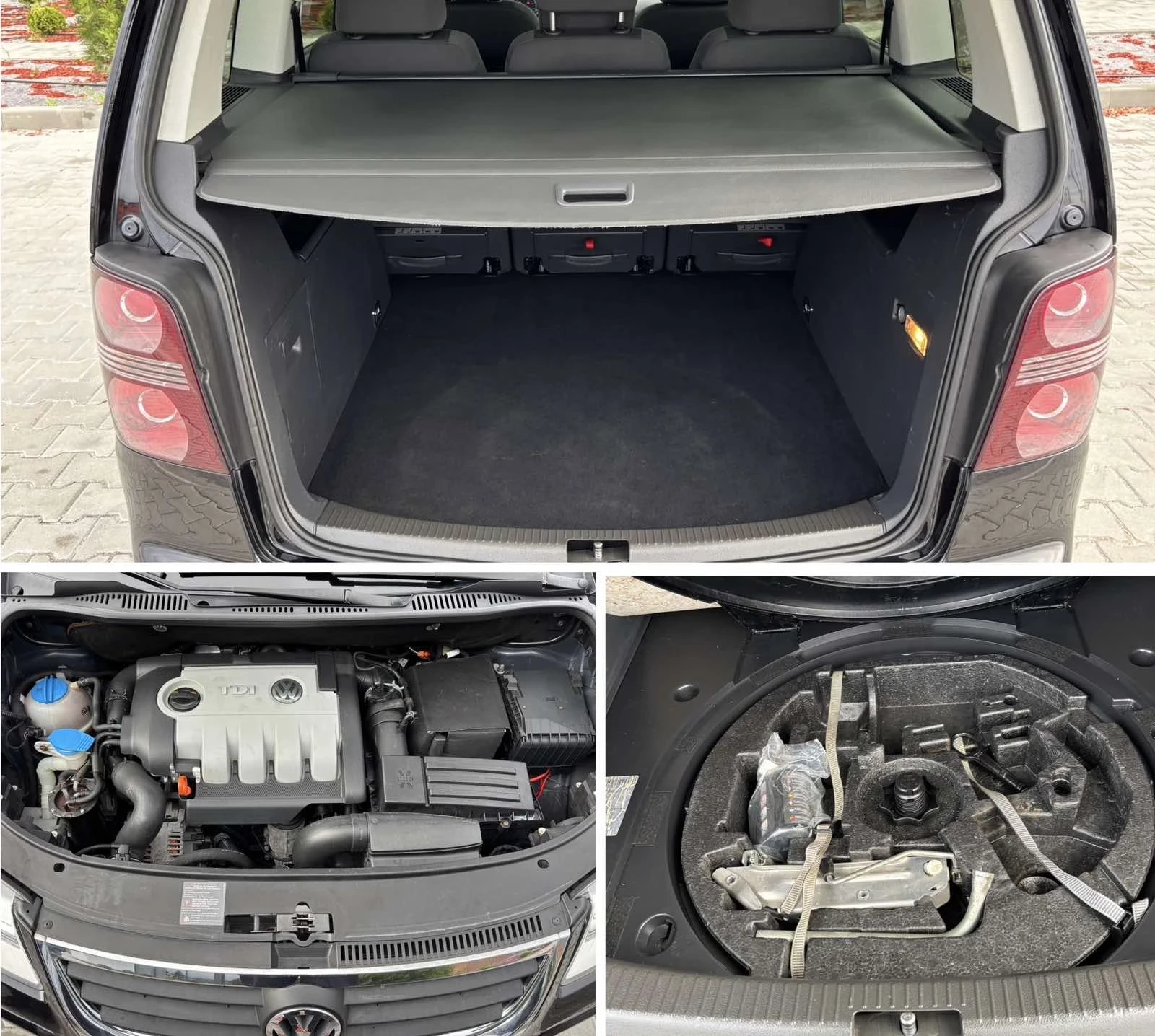 VW Touran 2.0TDi/140ps/HiGHLiNE/КЛИМАТРОНИК/ГЕРМАНИЯ, снимка 9 - Автомобили и джипове - 54277281