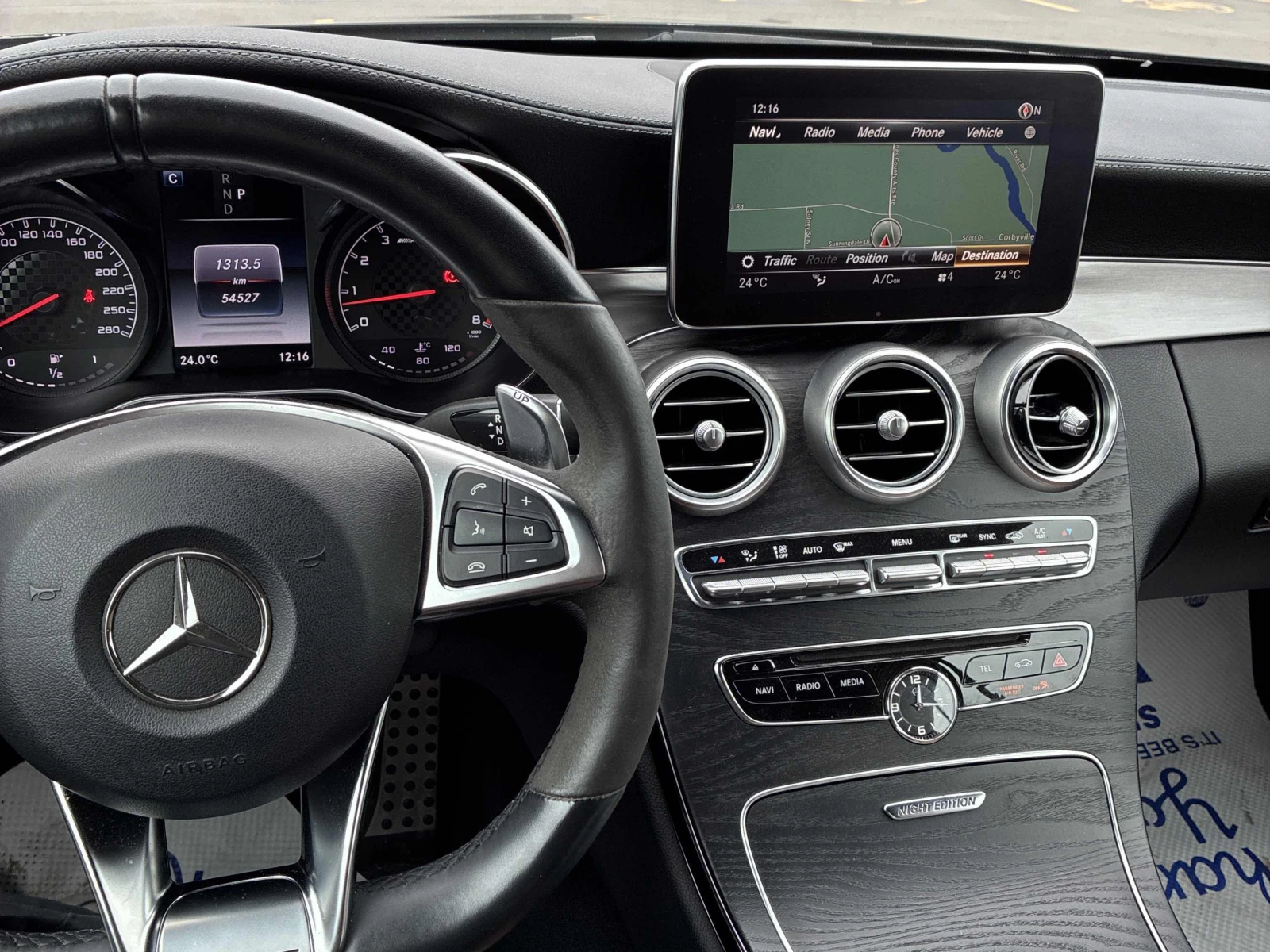 Mercedes-Benz C 43 AMG AMG C 43 / Кабрио / АвтоКредит, снимка 9 - Автомобили и джипове - 55944569