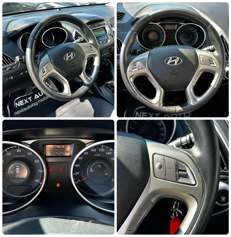 Hyundai IX35 1.6GDi 135HP 174 000KM ПОДГРЕВ EURO5A, снимка 13 - Автомобили и джипове - 52703622