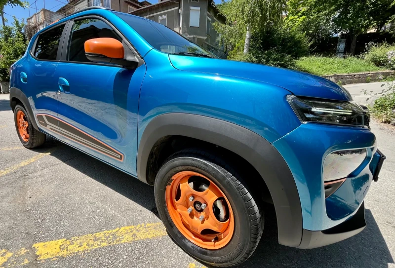 Dacia Spring 45 electric - cenote blue, DC 30kw 