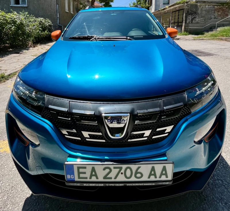 Dacia Spring 45 electric - cenote blue, DC 30kw , снимка 6 - Автомобили и джипове - 52042461