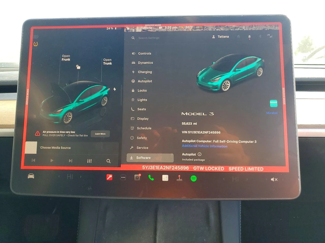 Tesla Model 3, снимка 9 - Автомобили и джипове - 54481331