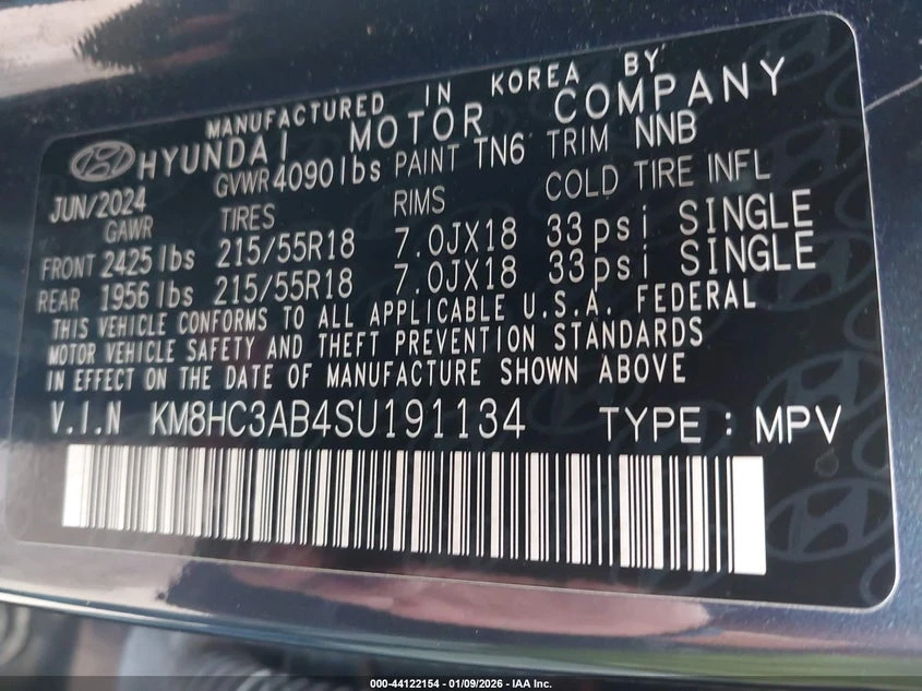 Hyundai Kona 2.0L I-4 DOHC, VVT, 147HP Front Wheel Drive, снимка 9 - Автомобили и джипове - 53978066