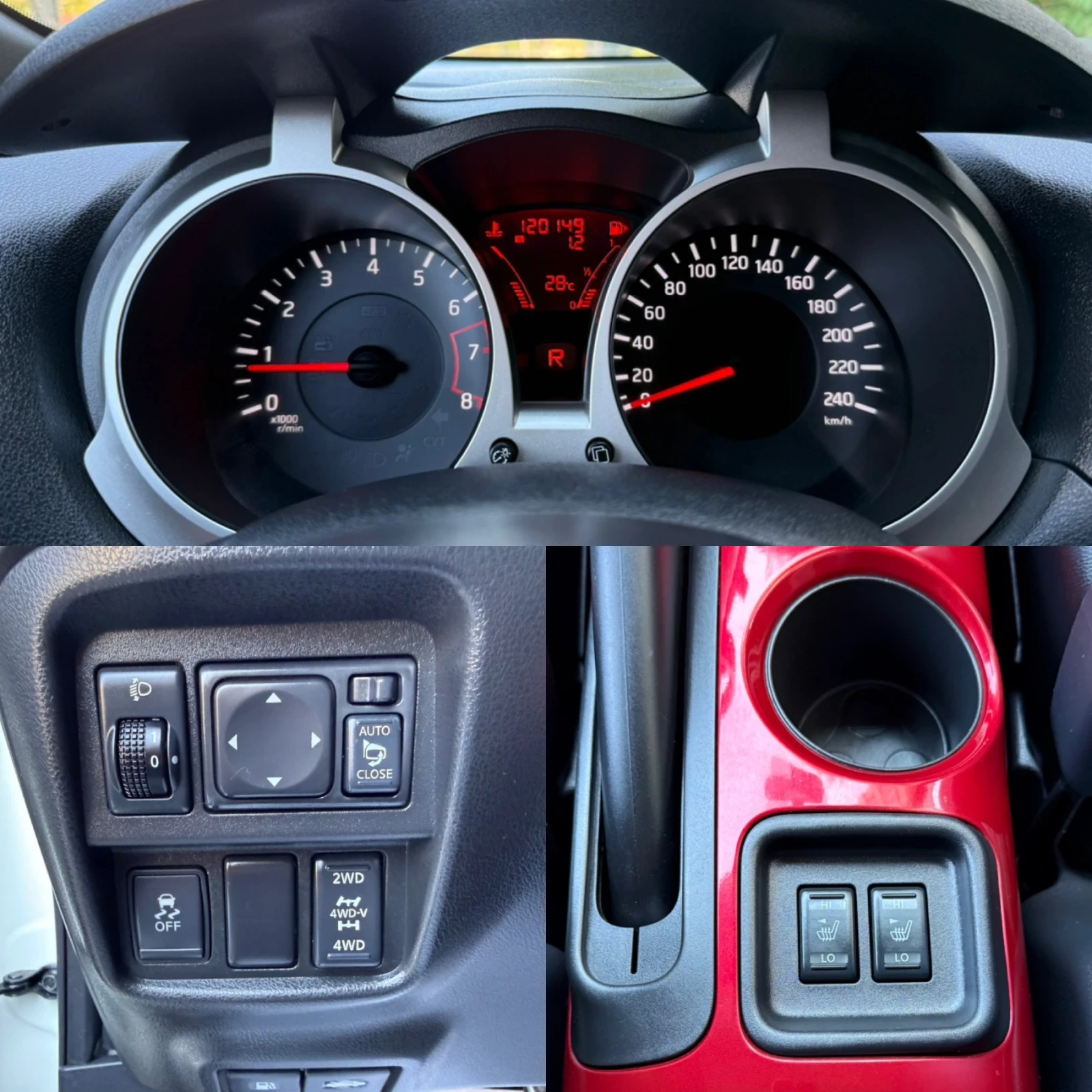 Nissan Juke 1.6i* 4x4* AUTOMATIC* FULL OPTION* , снимка 12 - Автомобили и джипове - 56139028