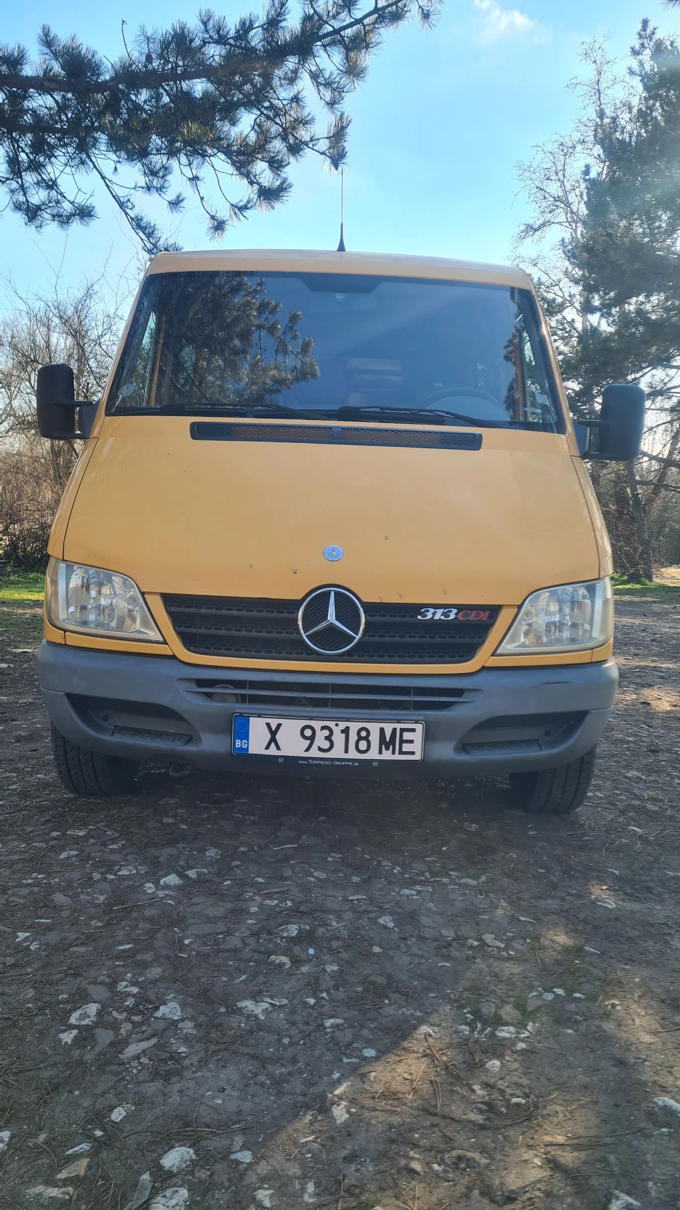 Mercedes-Benz Sprinter 313 2.2CDI Климатик 8+ 1места, снимка 4 - Бусове и автобуси - 53774214
