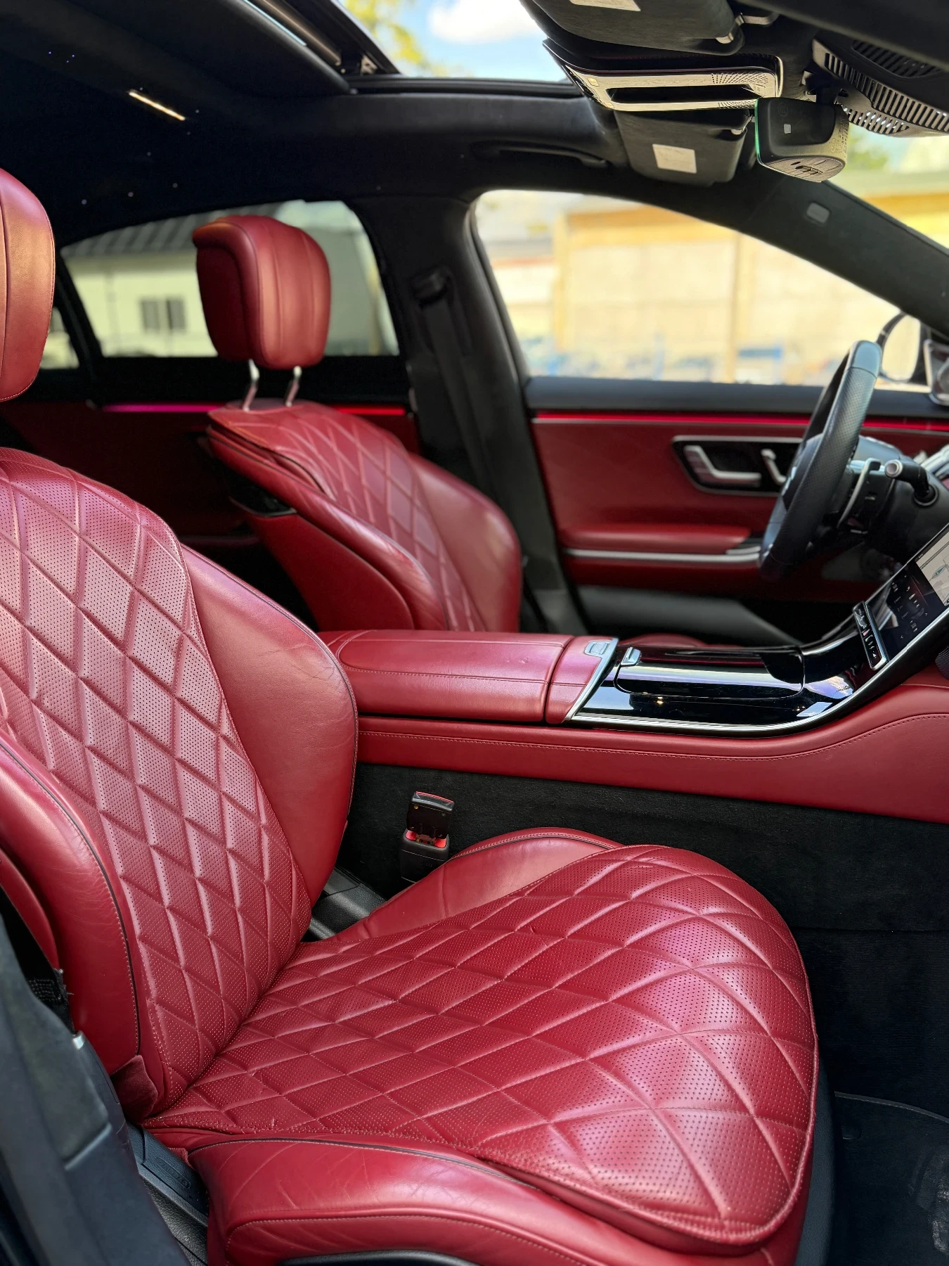 Mercedes-Benz S 580 * Carmine Red* S63E Performance Pack* LONG* , снимка 10 - Автомобили и джипове - 56337892