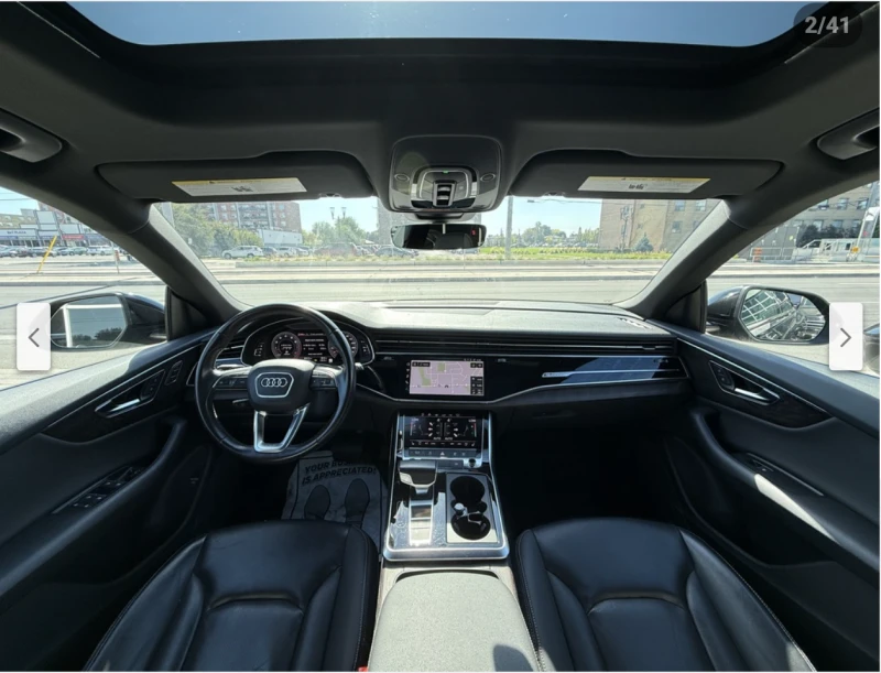 Audi Q8 S* LINE* MATRIX* BLACK* OTPIC* ДИСТРОНИК* ОБДУХВАН, снимка 6 - Автомобили и джипове - 52053946