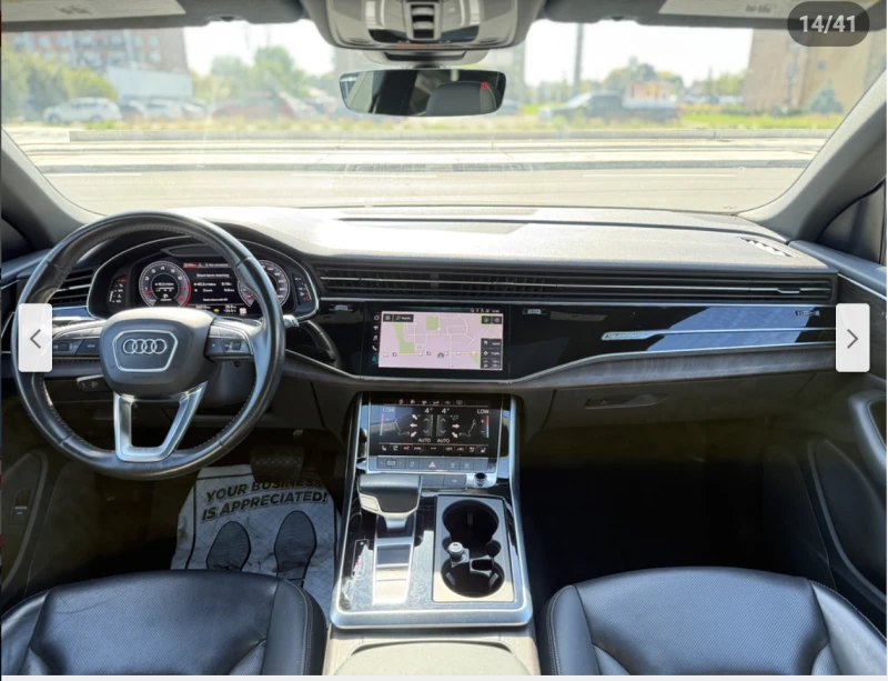 Audi Q8 S* LINE* MATRIX* BLACK* OTPIC* ДИСТРОНИК* ОБДУХВАН, снимка 7 - Автомобили и джипове - 52053946