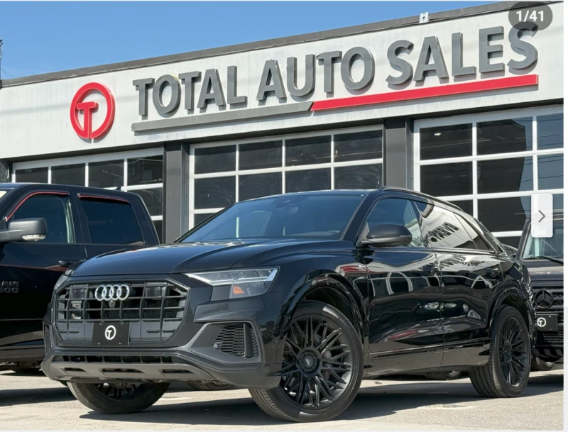 Audi Q8 S* LINE* MATRIX* BLACK* OTPIC* ДИСТРОНИК* ОБДУХВАН