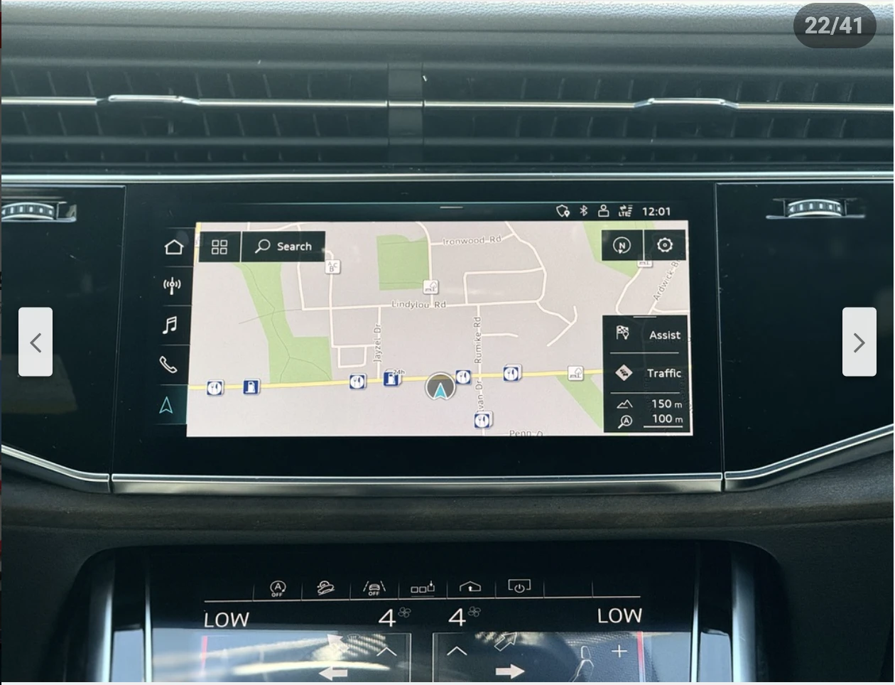 Audi Q8 S* LINE* MATRIX* BLACK* OTPIC* ДИСТРОНИК* ОБДУХВАН - изображение 10