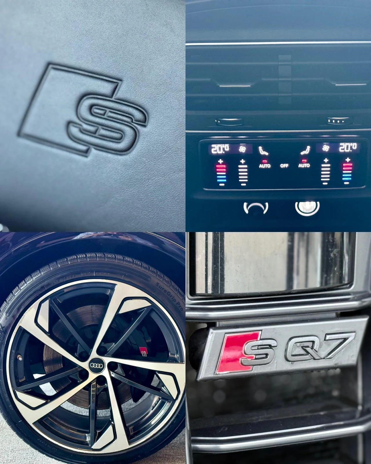 Audi SQ7 7 Местен* Pano* Подгрев* Лизинг , снимка 17 - Автомобили и джипове - 54647825