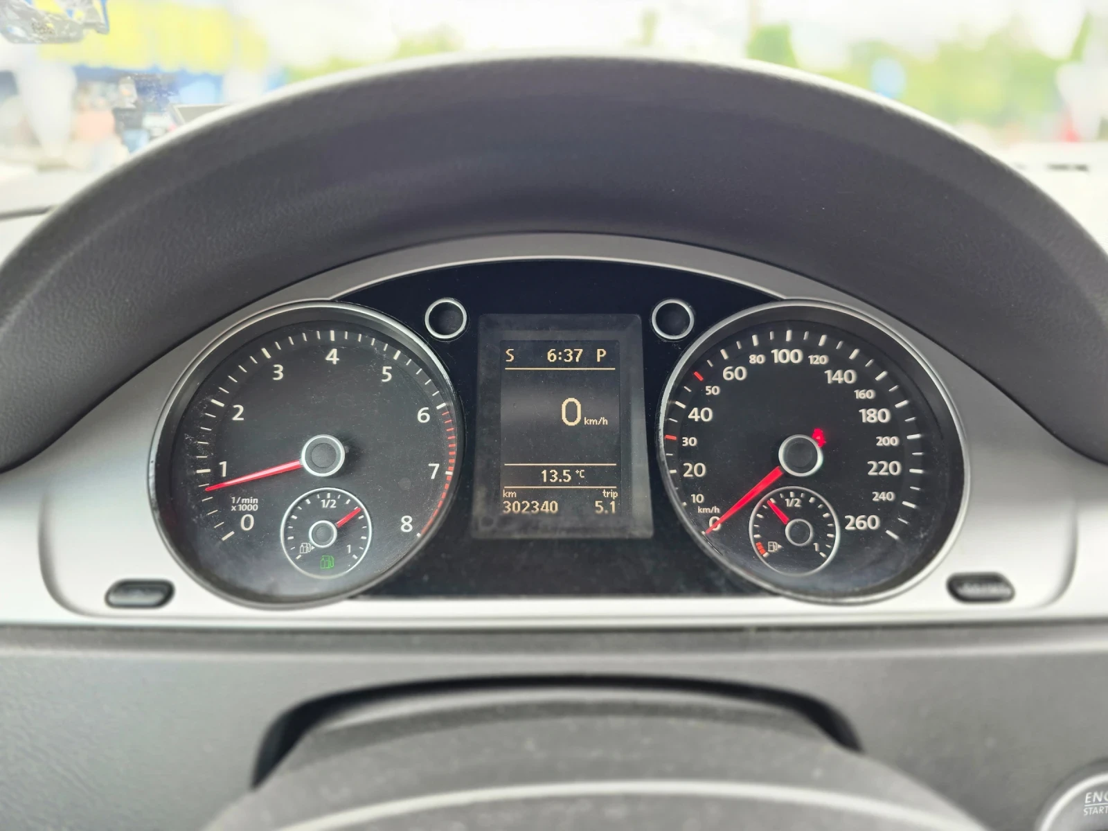 VW Passat 1.4 Фабричен Метан, 360  парктроник, подгрев, авто - изображение 5