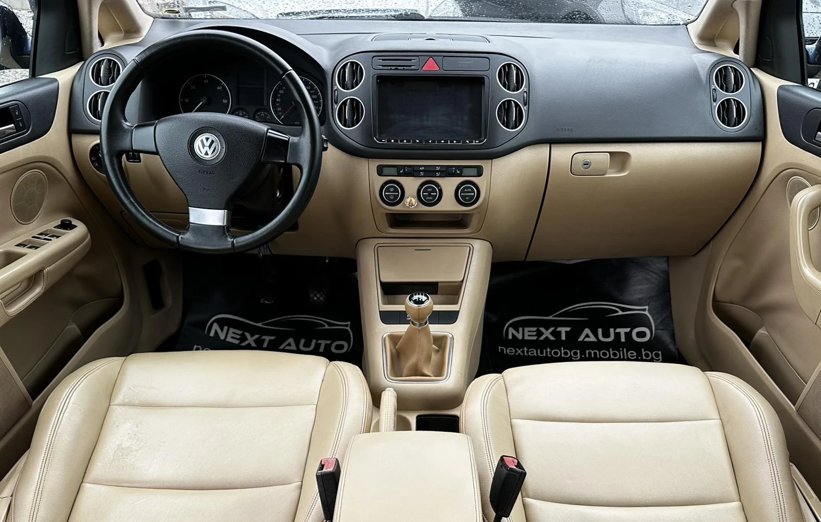 VW Golf Plus 2.0TDI 140HP ANDROID КОЖА ПОДГРЕВ - изображение 10