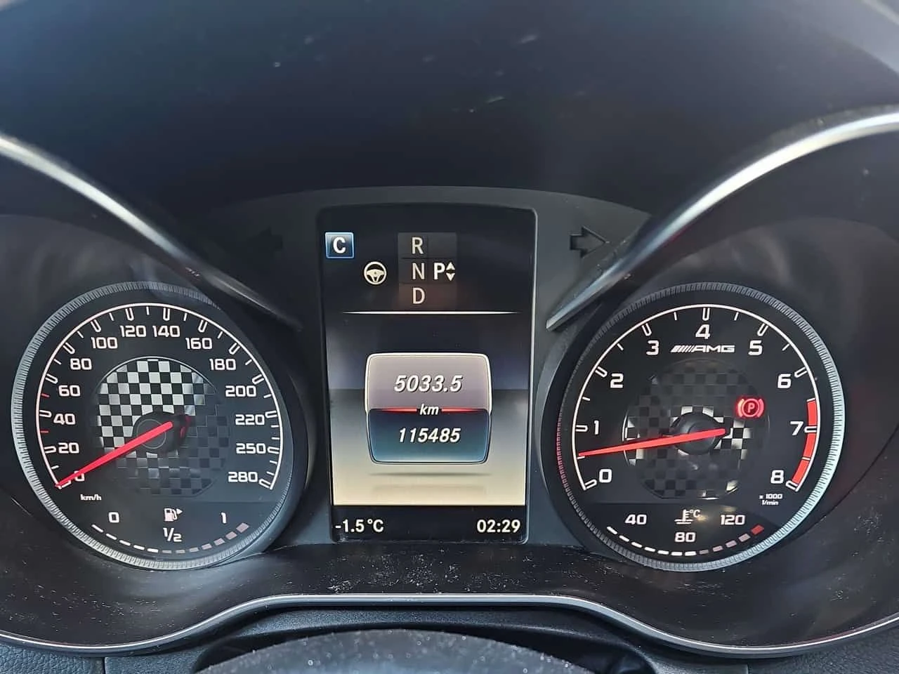 Mercedes-Benz C 43 AMG /DISTRONIC/BURMESTER/CAMERA, снимка 8 - Автомобили и джипове - 54001386