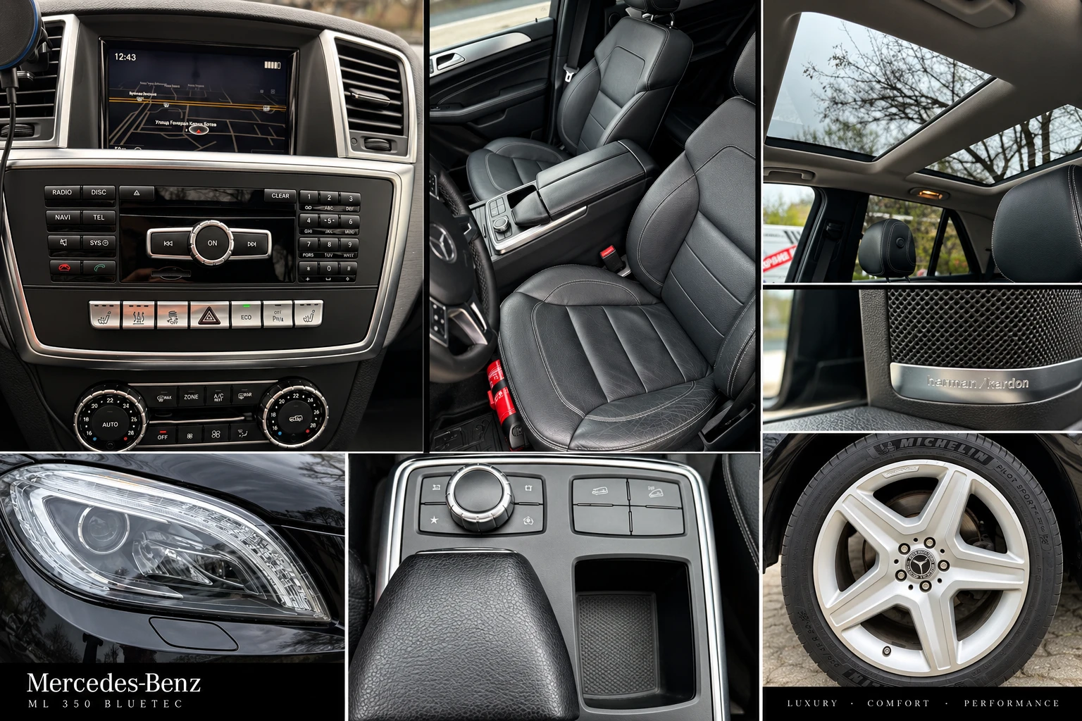 Mercedes-Benz ML 350 DIS, PANORAMA, �����, ������� | Mobile.bg � ����������� 4