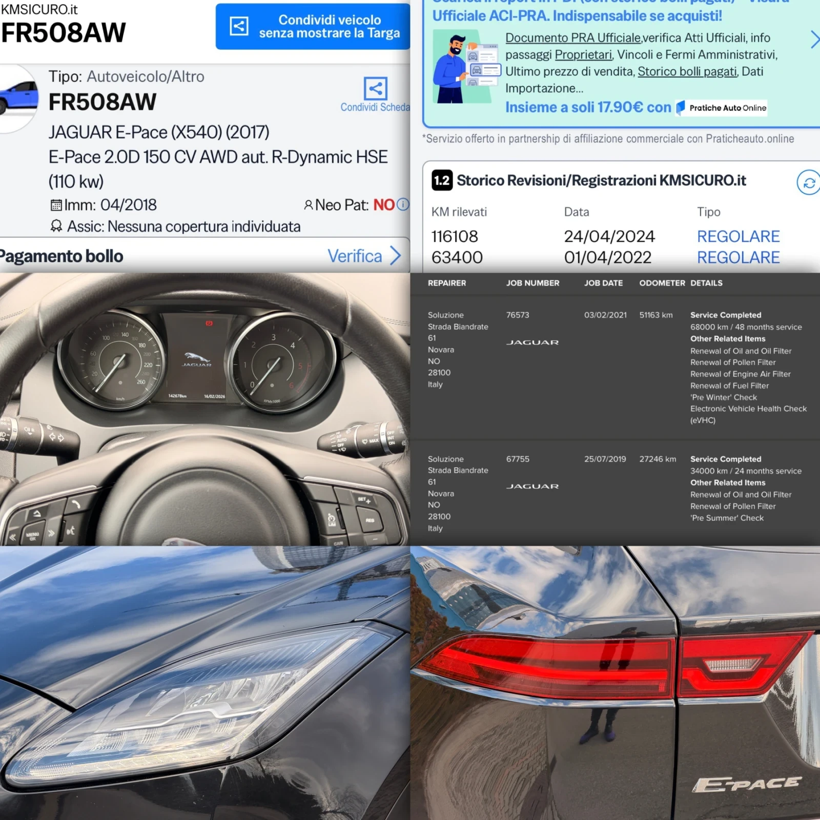 Jaguar E-pace 2.0d-4X4-R-DAYNAMIC-КОЖА-КАМЕРА-ЛЕНТИ-ЗОНИ-142Х.КМ, снимка 17 - Автомобили и джипове - 53740433