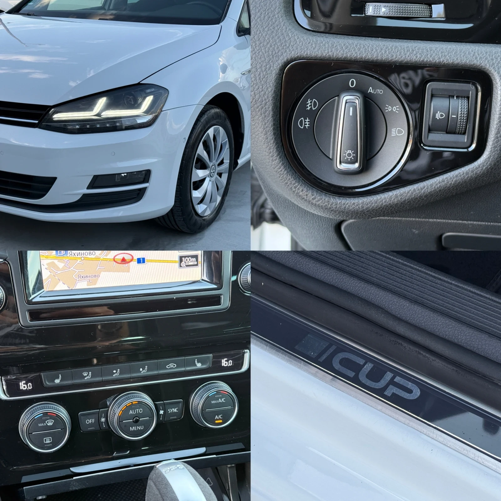 VW Golf 7 1.6TDi DSG, * CUP* 146 000км! Навигация!, снимка 17 - Автомобили и джипове - 55878780