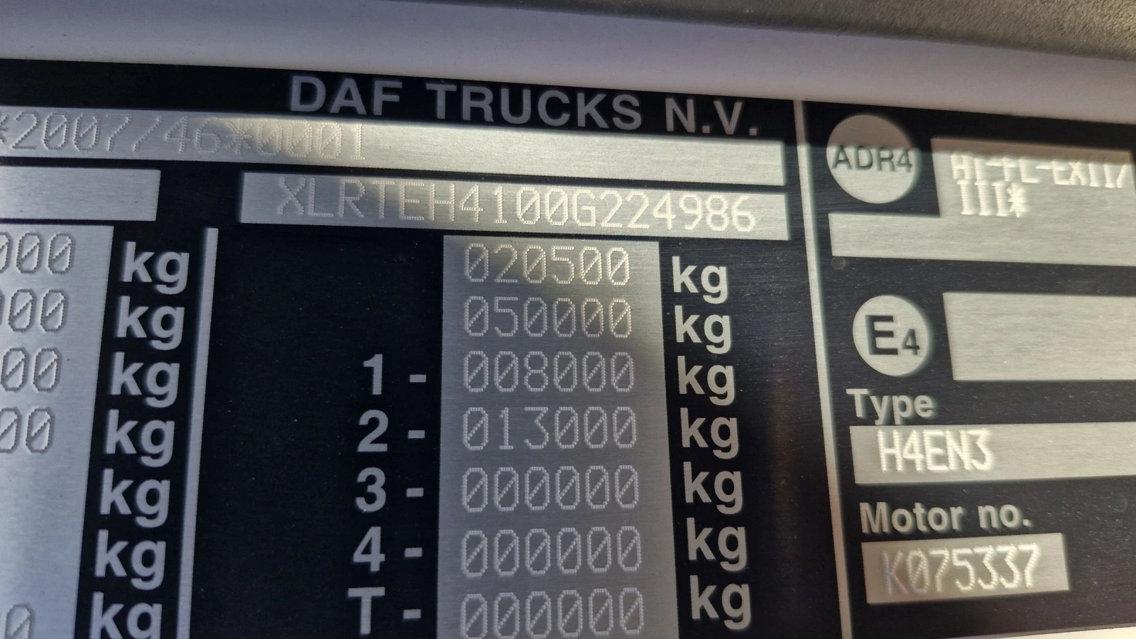 Daf FT XF 106  450 EURO 6 ADR - изображение 10