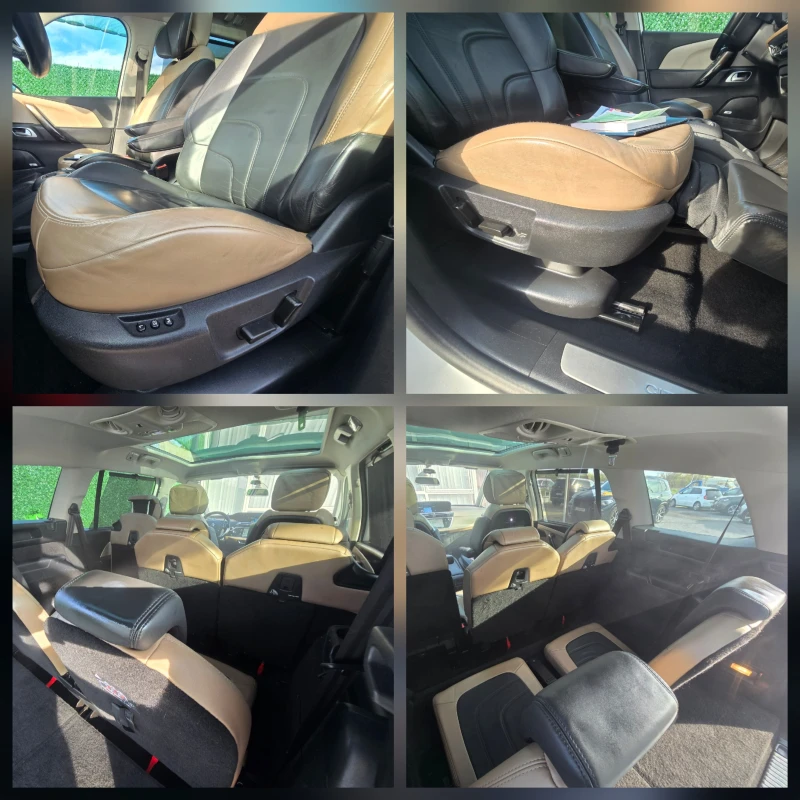 Citroen C4 Picasso 2.0* EXCLUSIVE * МАСАЖ* ПОДГРЕВ * ПАНОРАМА * 7мест, снимка 11 - Автомобили и джипове - 52566386