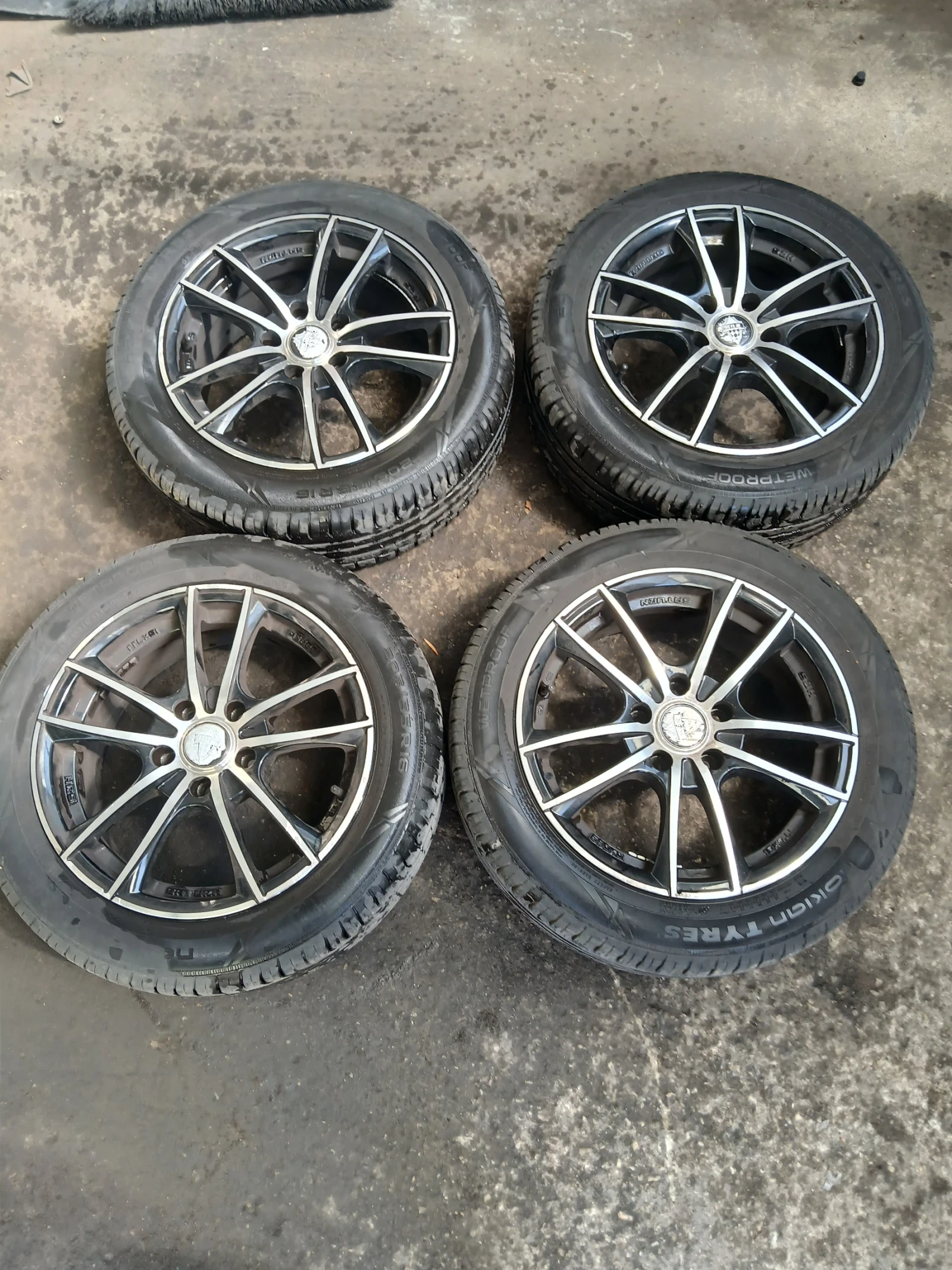 Джанти с гуми Алуминиеви VW  Audi  Skoda  Seat  16 цола 5?100