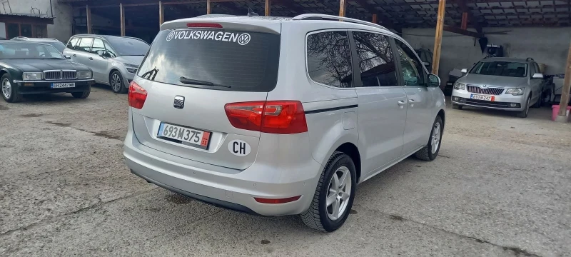 VW Sharan 2.0TDI/7-места/140к.с./Печка/Швейцария/196000км, снимка 6 - Автомобили и джипове - 48973166