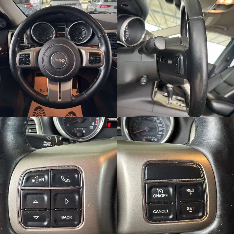 Jeep Grand cherokee 3.0* 250ps* 4x4* 163хл.км* КОЖА* НАВИ* КАМЕРА, снимка 12 - Автомобили и джипове - 52848379