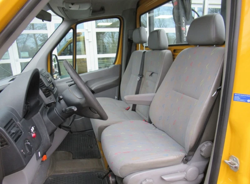 VW Crafter 50, 2, 5 TDI, Кран HIAB 033+ Кран+ Щипка, Самосва, снимка 6 - Бусове и автобуси - 53094296