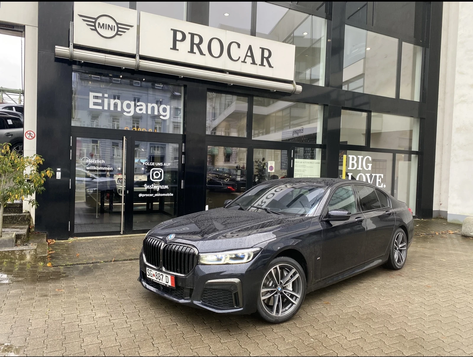 BMW 740 ГАРАНЦИОНЕН АВТОМОБИЛ, M-pack, x-drive, снимка 1