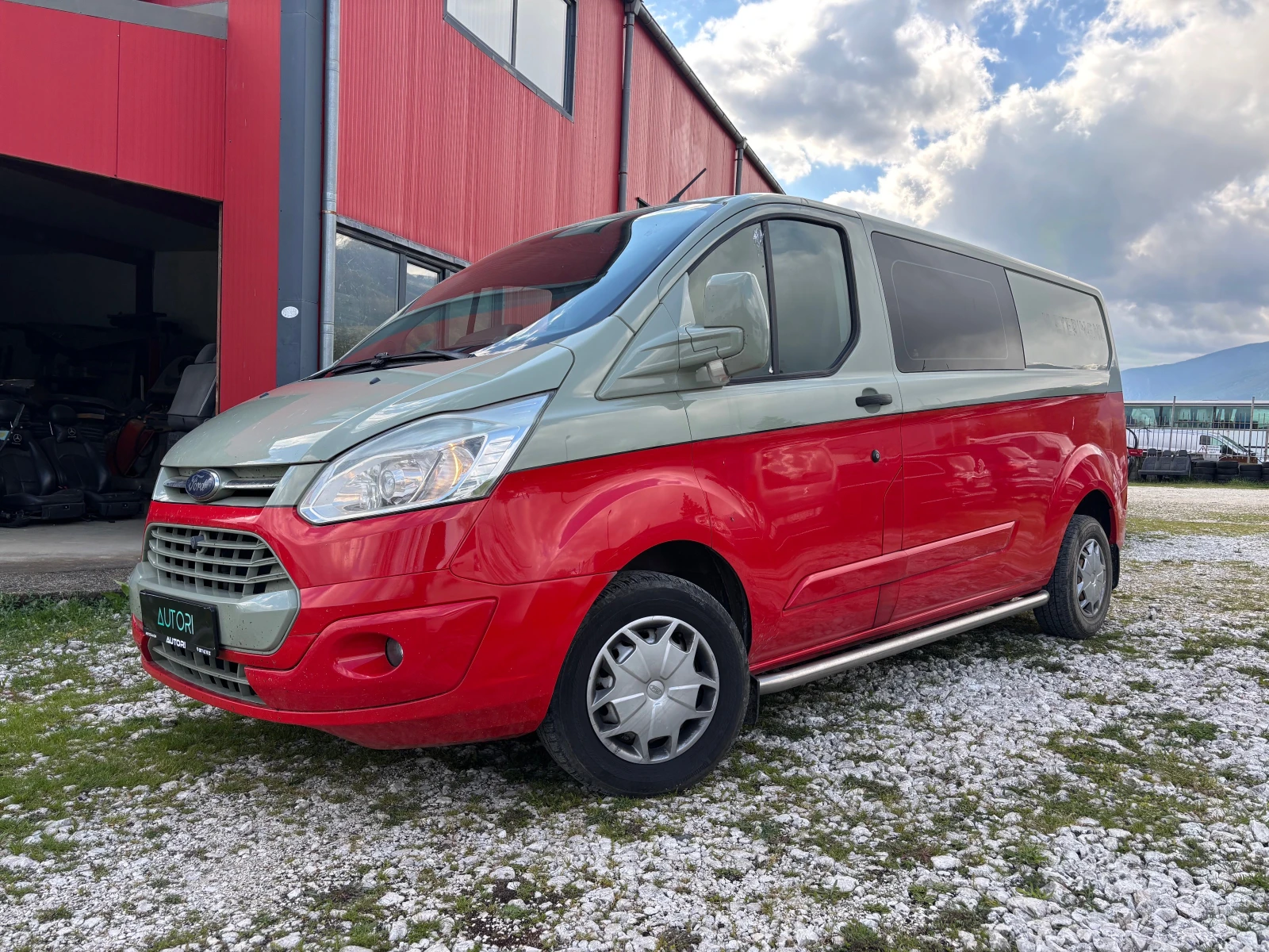 Ford Transit Custom MAXI 5 места КЛИМА , снимка 1 - Бусове и автобуси - 54402011