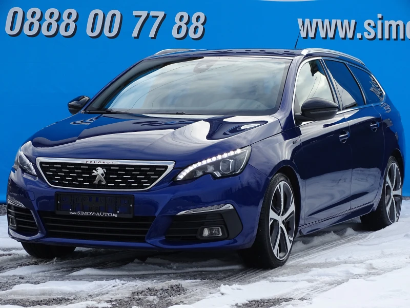 Peugeot 308 GT-LINE 2.0HDI 180КС. АВТОМАТИК НАВИГАЦИЯ КОЖА , снимка 1 - Автомобили и джипове - 48705203