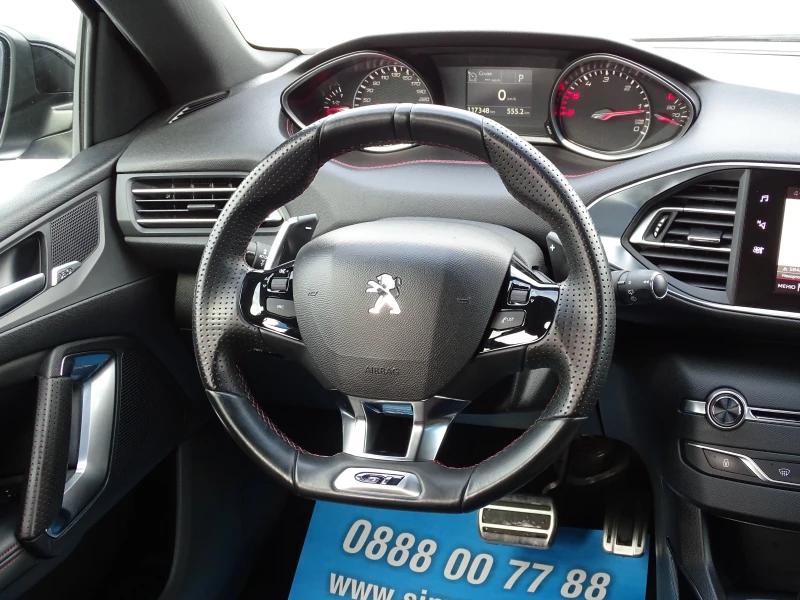 Peugeot 308 GT-LINE 2.0HDI 180КС. АВТОМАТИК НАВИГАЦИЯ КОЖА , снимка 13 - Автомобили и джипове - 48705203