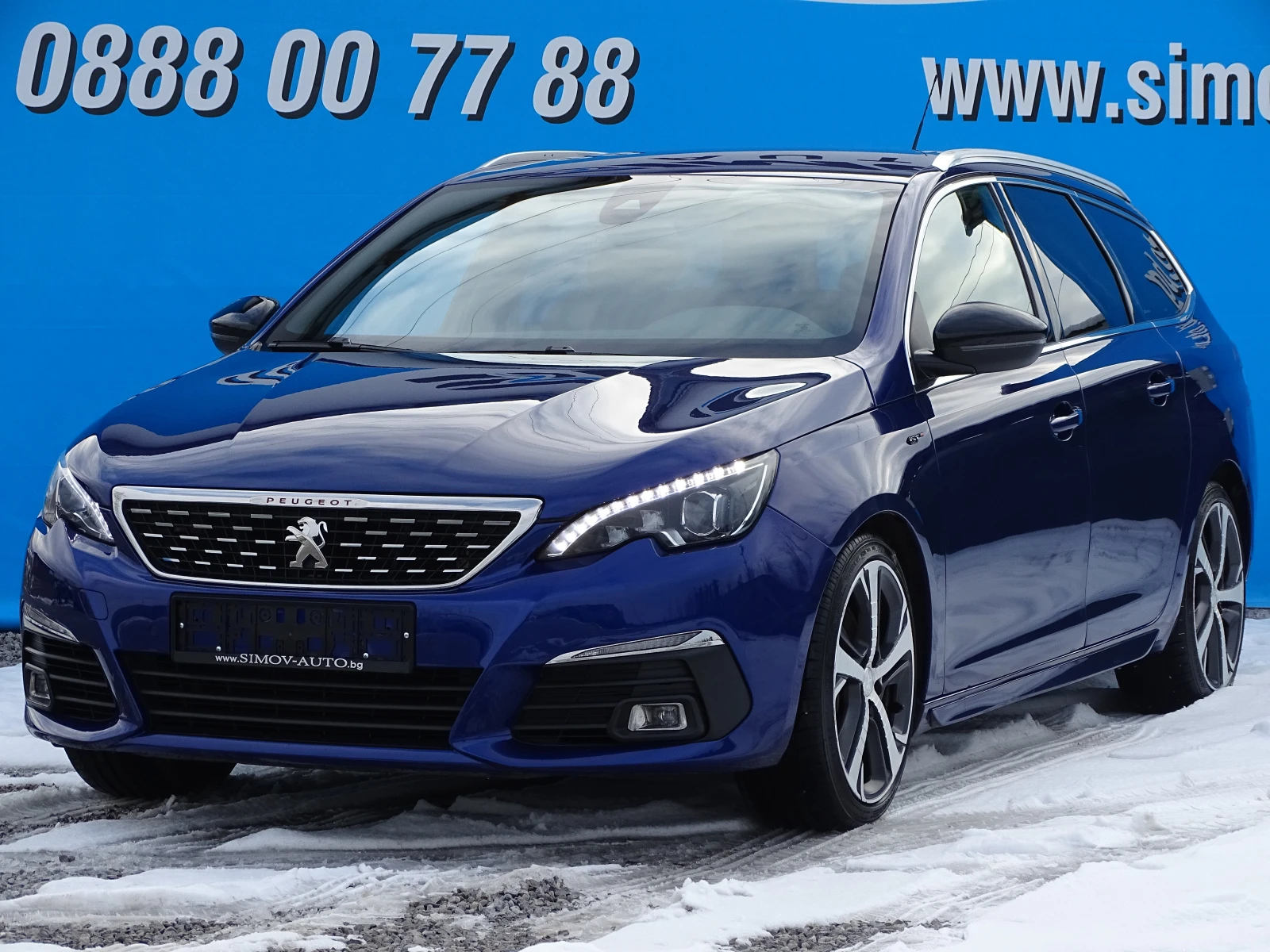 Peugeot 308 GT-LINE 2.0HDI 180КС. АВТОМАТИК НАВИГАЦИЯ КОЖА  - [1] 