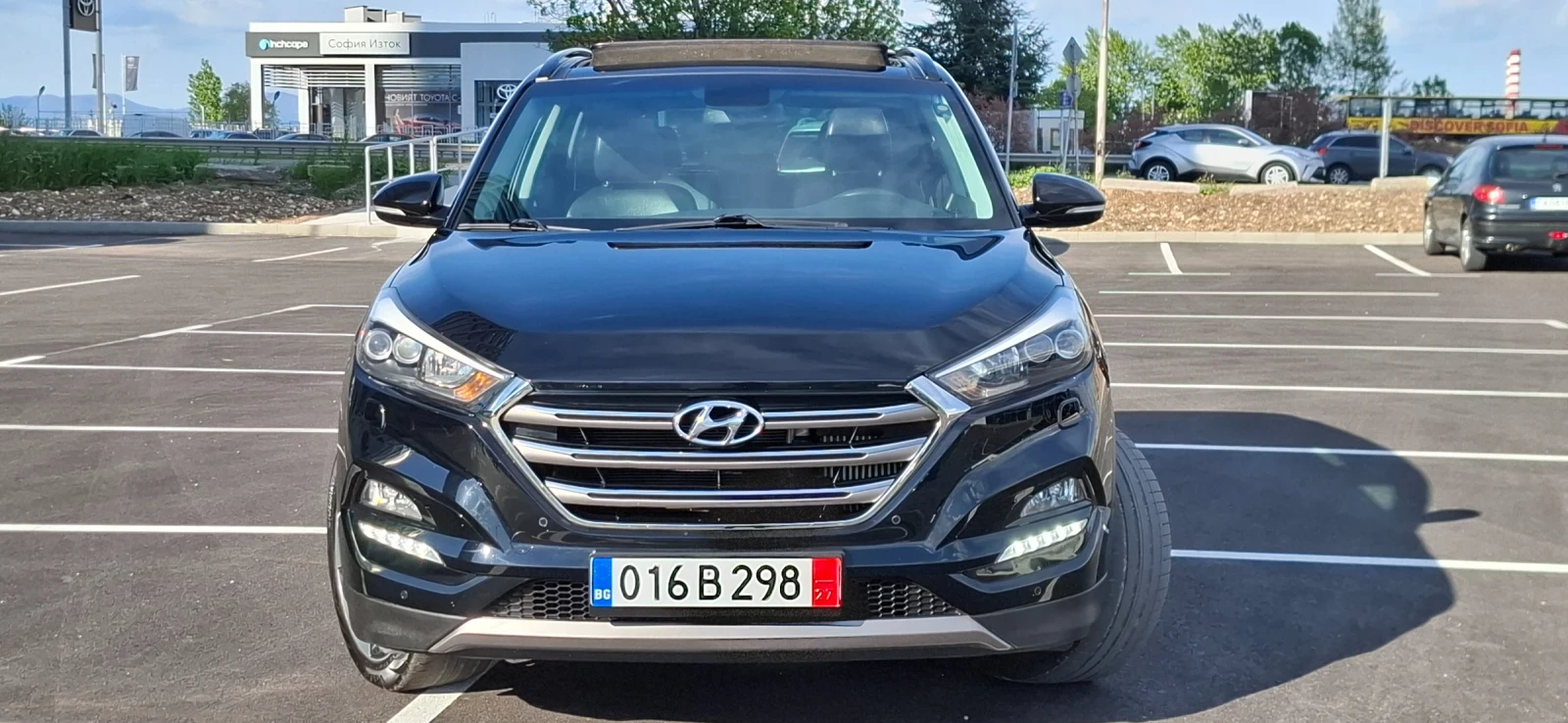 Hyundai Tucson Vertex 185кс Аутомат 4х4 Панорама , снимка 2 - Автомобили и джипове - 54414961