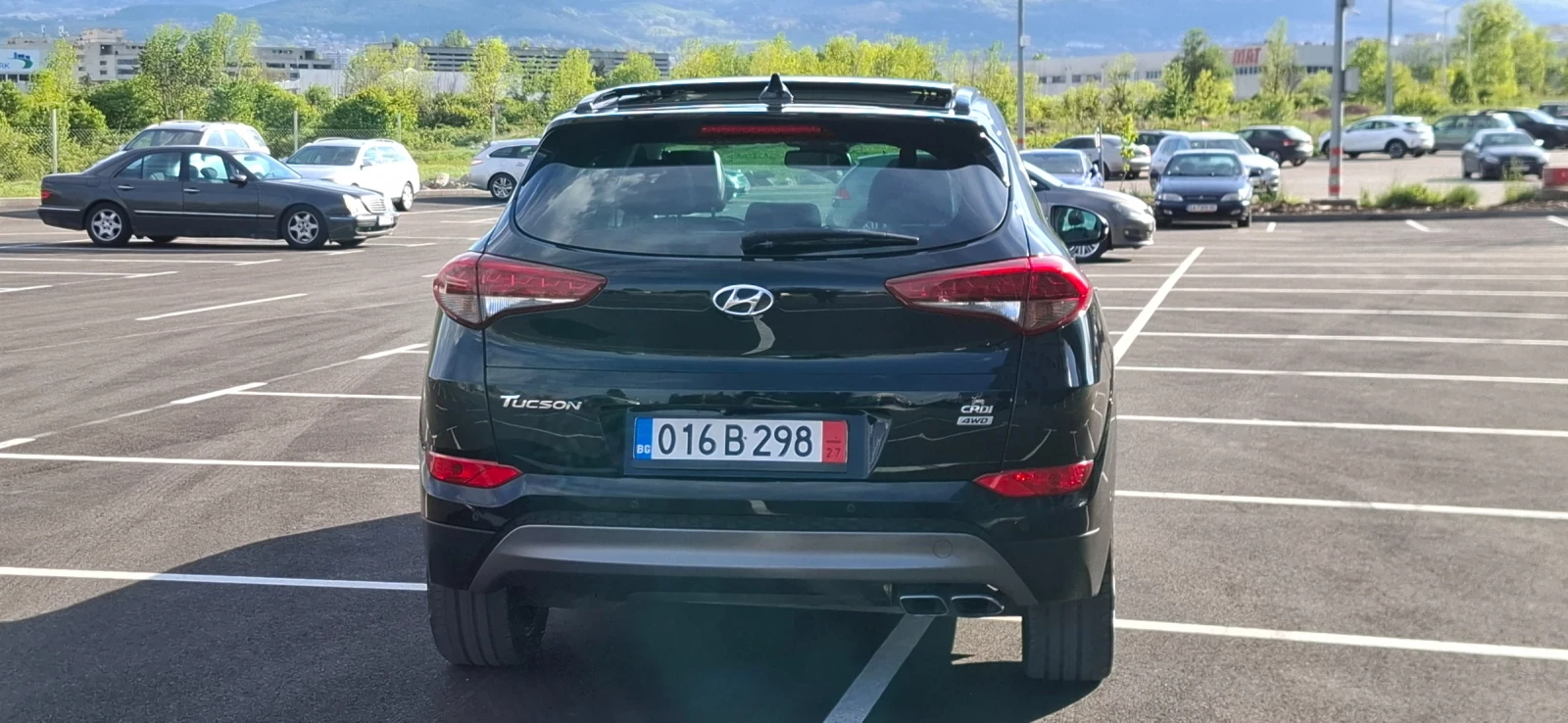 Hyundai Tucson Vertex 185кс Аутомат 4х4 Панорама , снимка 6 - Автомобили и джипове - 54414961