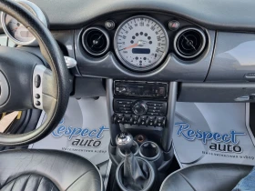 Mini Cooper 1.6i 90кс БЕНЗИН* ПАНОРАМА, КОЖА, КЛИМАТРОНИК, снимка 16