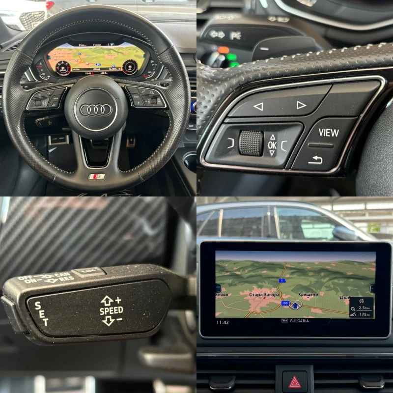 Audi A4 QUATTRO#S-LINE#MATRIX#DIGITAL#KEYLESS#NAVI#84000KM, снимка 14 - Автомобили и джипове - 46080091