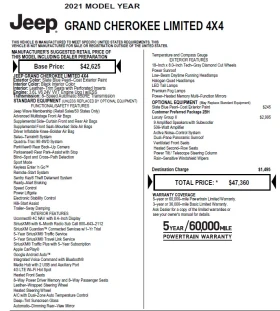 Jeep Grand cherokee 3.6 Pentastar Limited, снимка 15