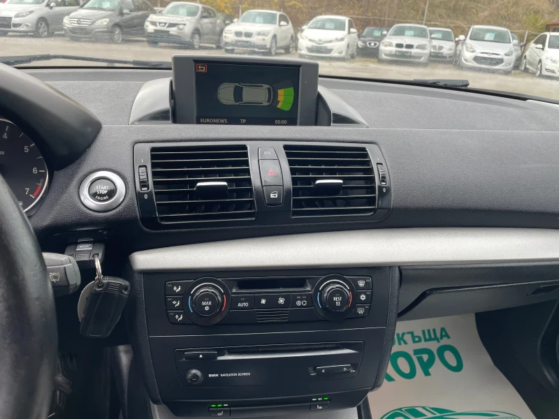 BMW 116 1.6 BENZIN, NAVI, ПОДГРЕВ, ШИБИДАХ, снимка 17 - Автомобили и джипове - 52333360