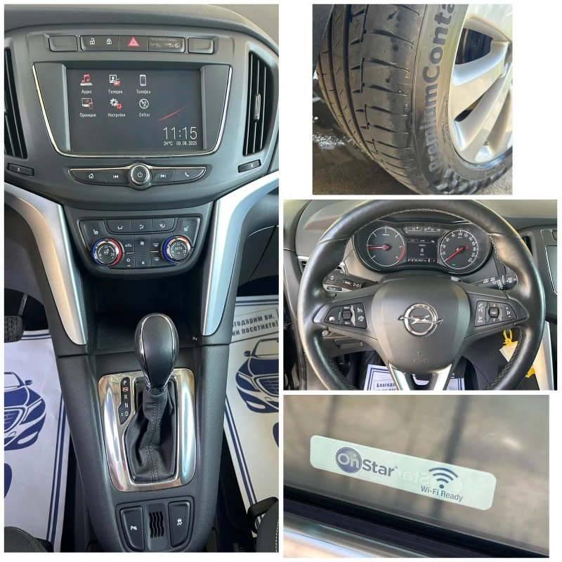 Opel Zafira 2.0CDTI/AUTO/TOP/139х.км., снимка 16 - Автомобили и джипове - 51309012