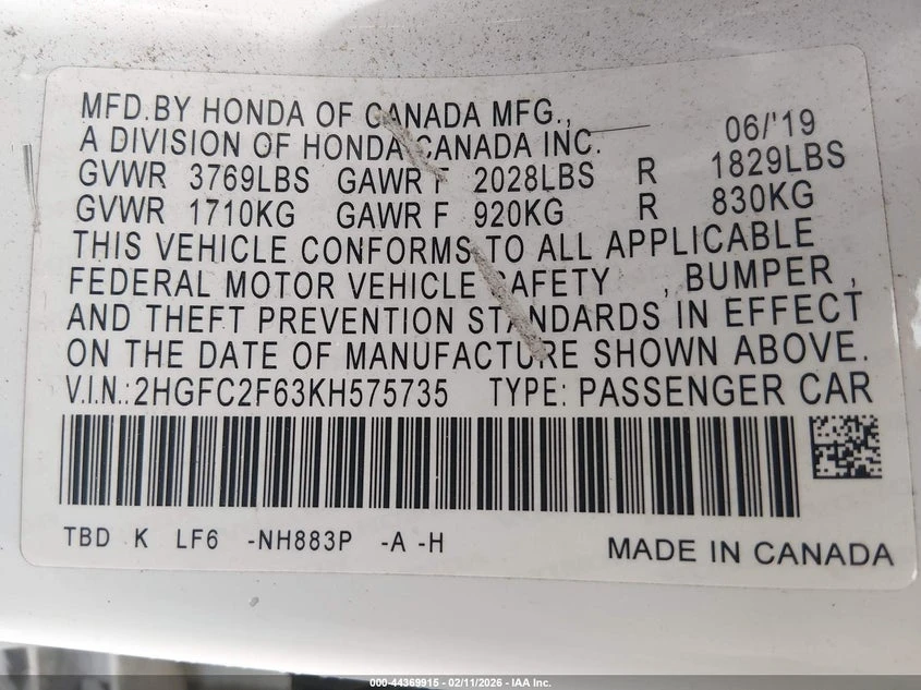 Honda Civic 2.0l Lx, снимка 9 - Автомобили и джипове - 53898513