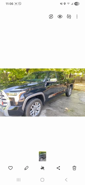 Обява за продажба на Toyota Tundra 4WD 1794 EDITION Hybrid Crew Max ~ 107 999 лв. - изображение 1